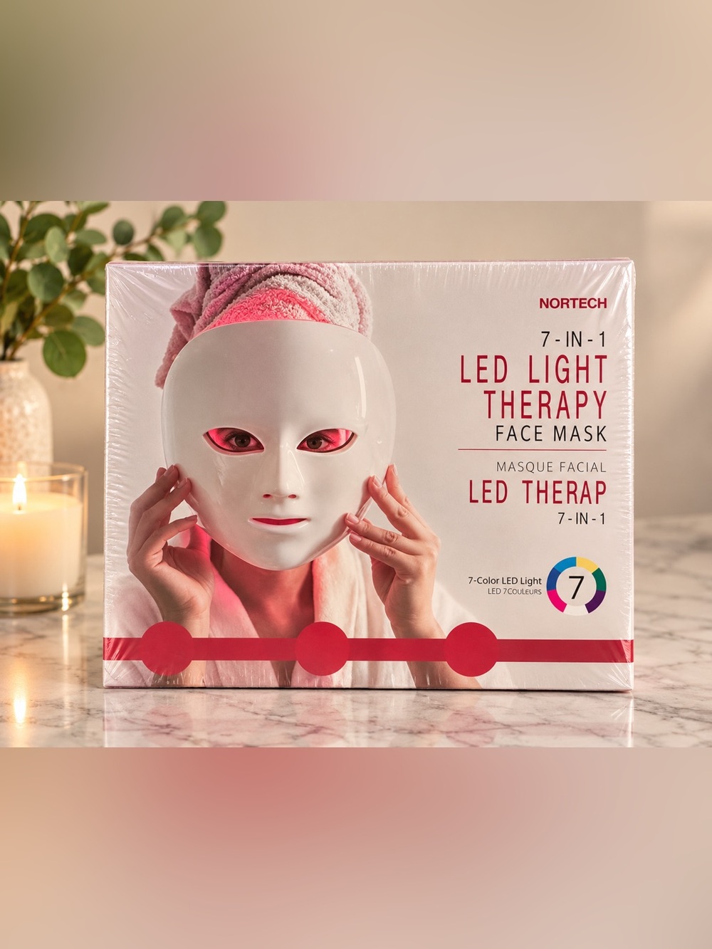 Nortech 7-in-1 LED Light Therapy Face Mask – NEW